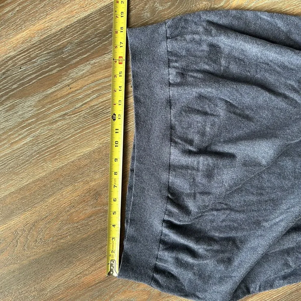 L.L. Bean Cotton Cashmere V-Neck Sweater Indigo Blue, Size XXL